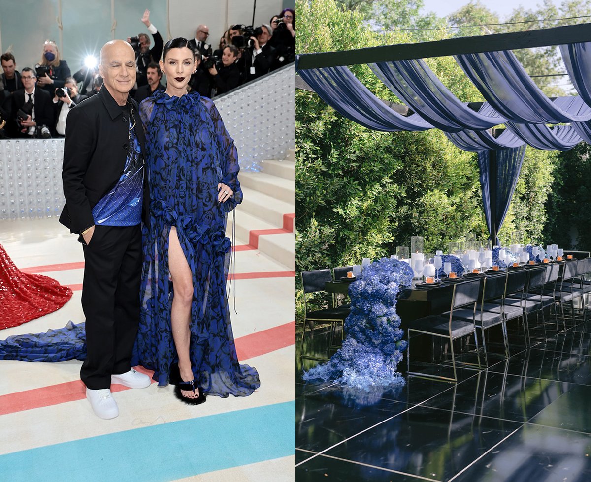 Jimmy Iovine & Liberty Ross at the Met Gala and Royal Blue Dinner Party