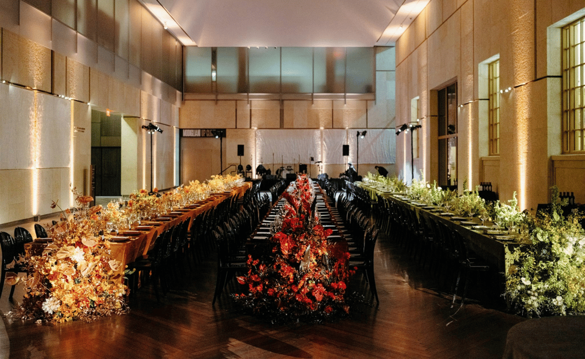 color blocked tables