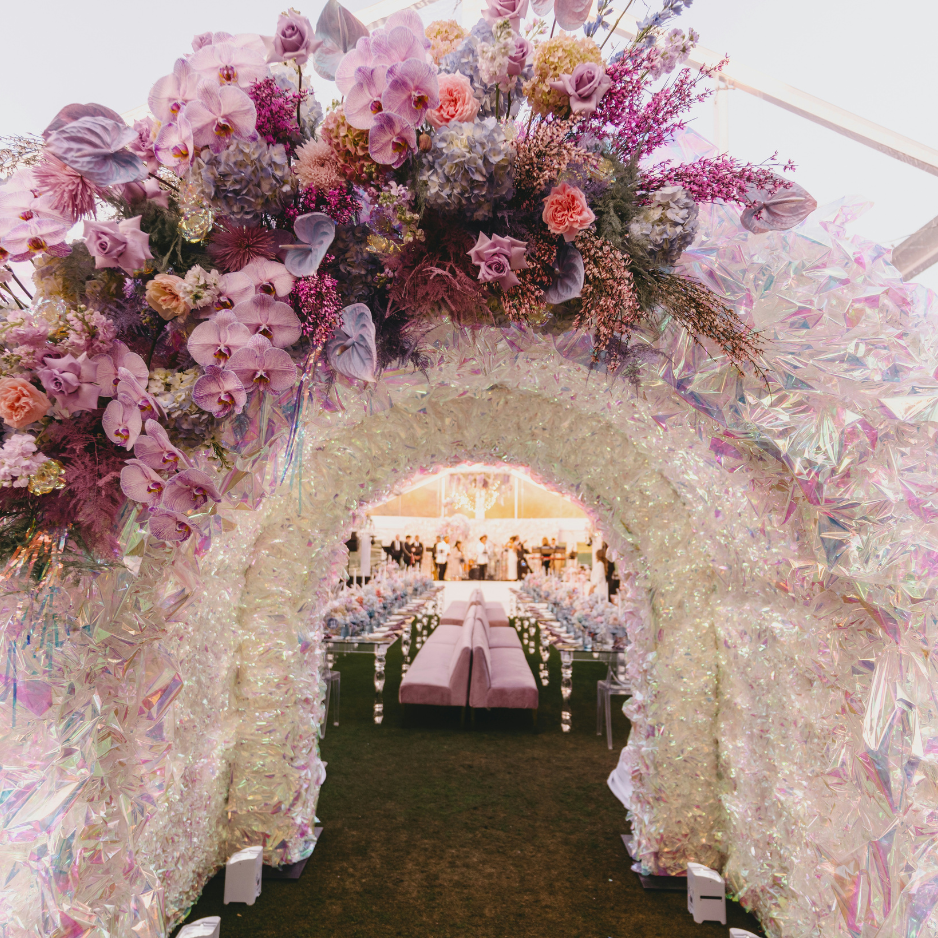 iridescent-entrance-wedding